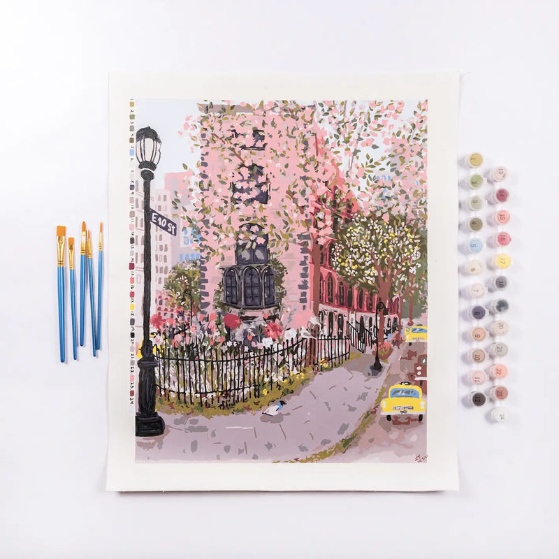 East Village New York by Hebe Studio Paint by Numbers