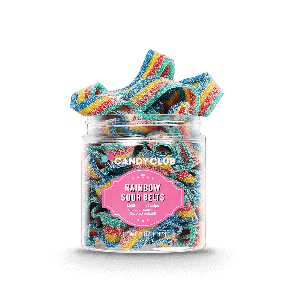 Rainbow Sour Belts Candy