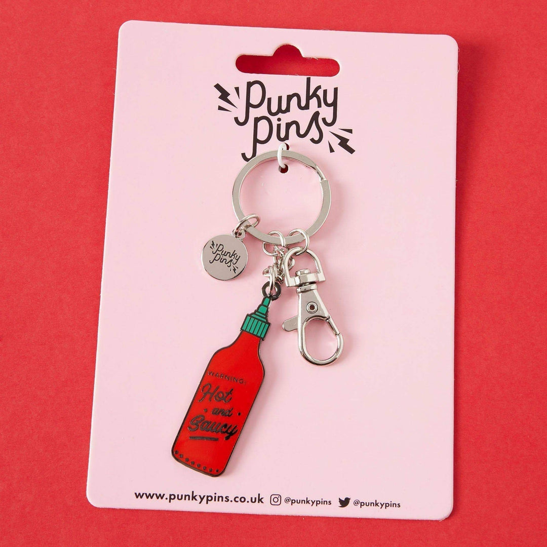 Hot and Saucy Keyring