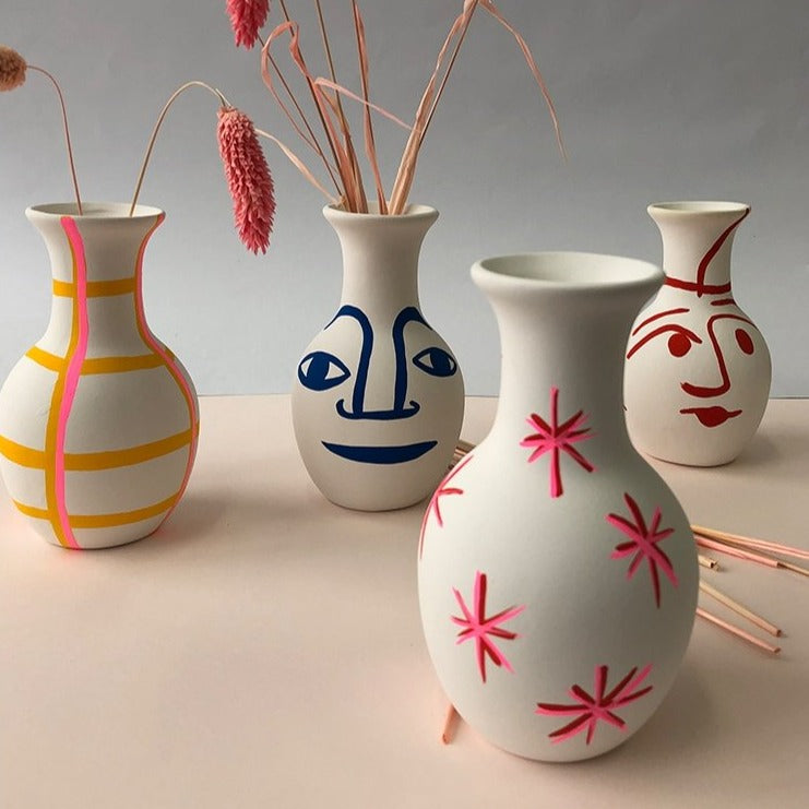Starburst Ceramic Vase