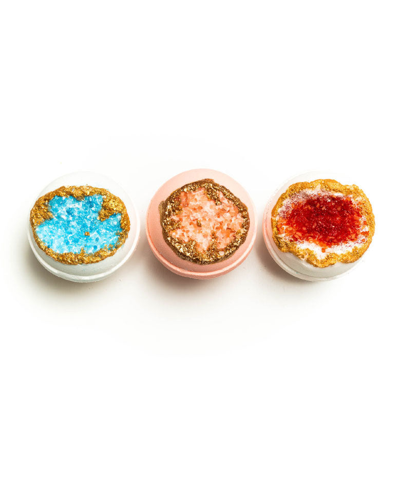 Geode Bath Bomb Set - Focus & Balance