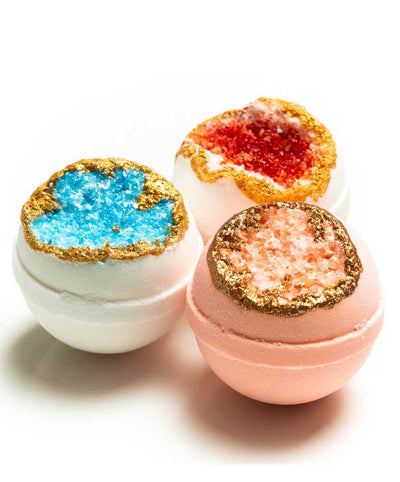 Geode Bath Bomb Set - Focus & Balance