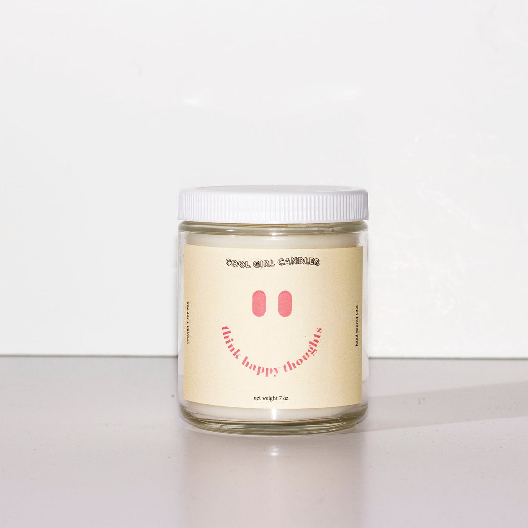 Think Happy Thoughts Candle