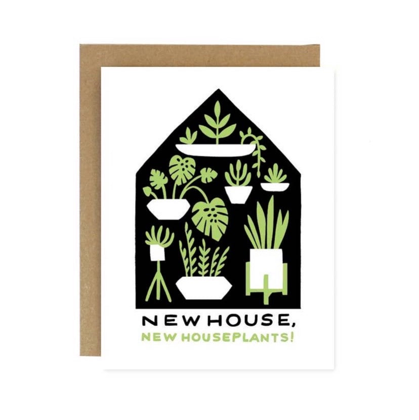 Houseplants Housewarming Card