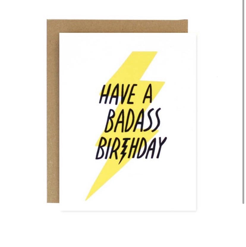 Birthday Badass Card