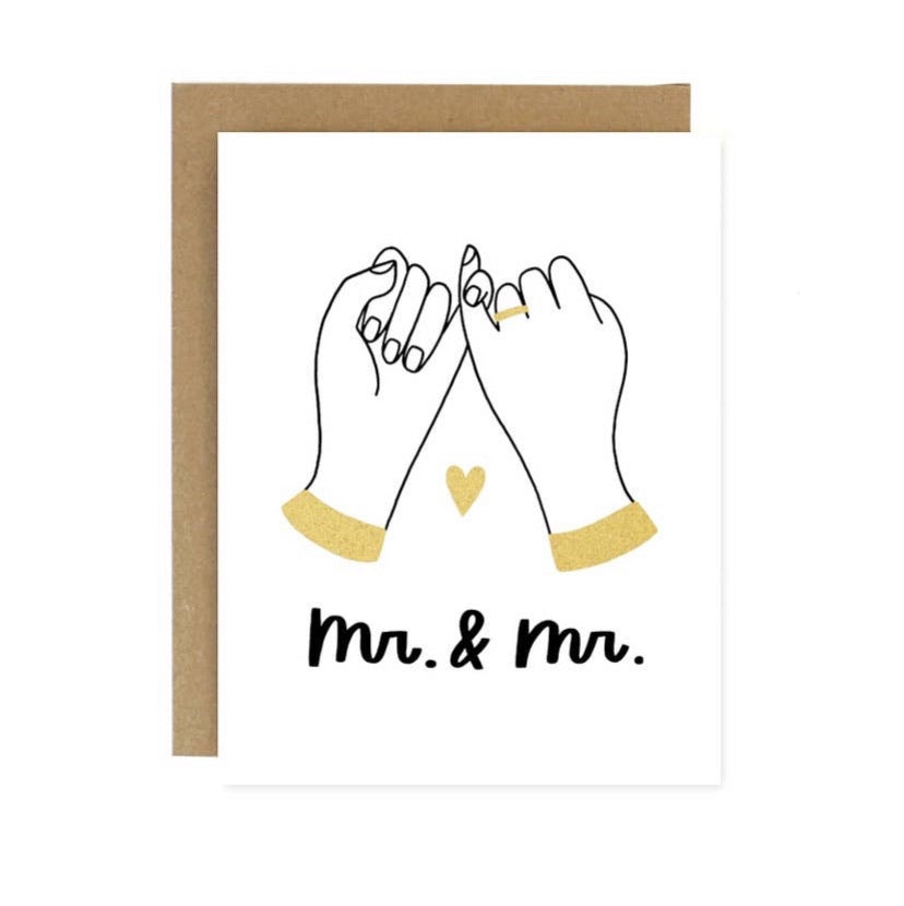 Wedding Mr & Mr Card