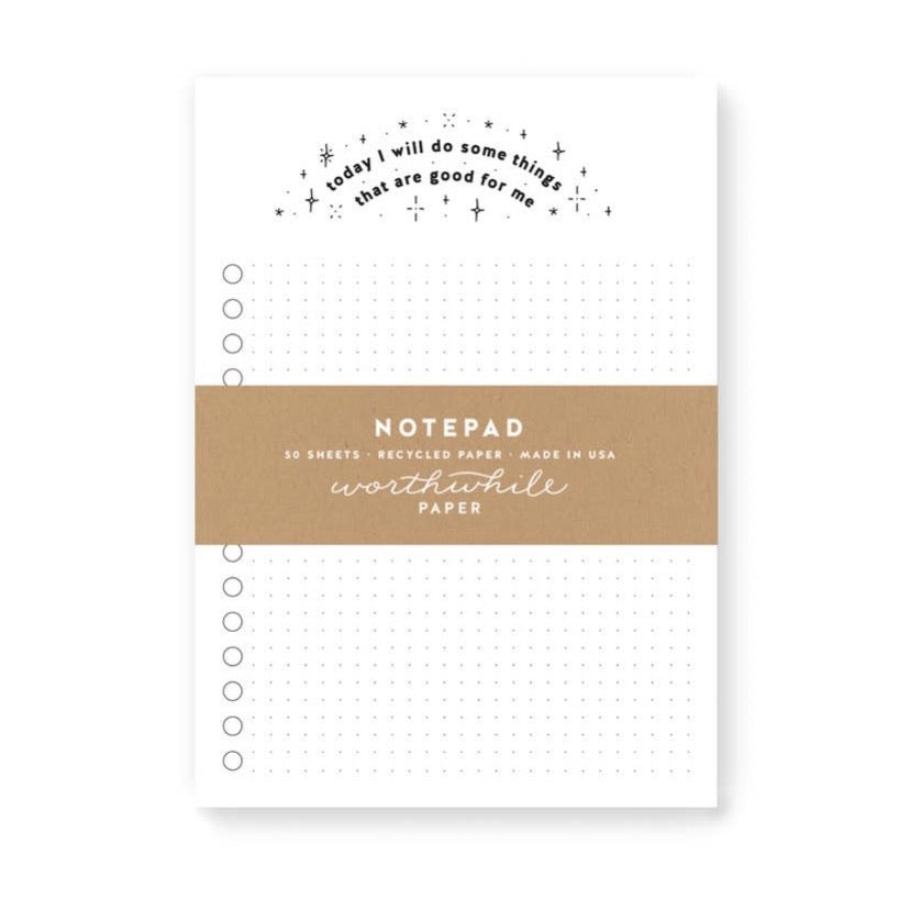 Self Care Notepad