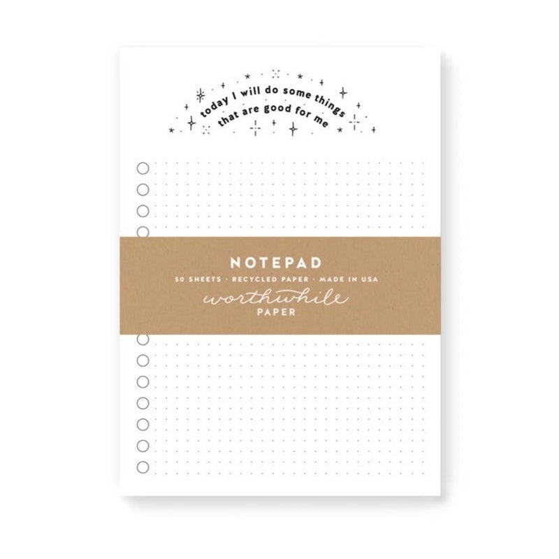 Self Care Notepad