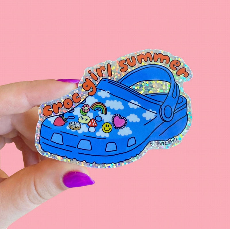 Croc Girl Sticker