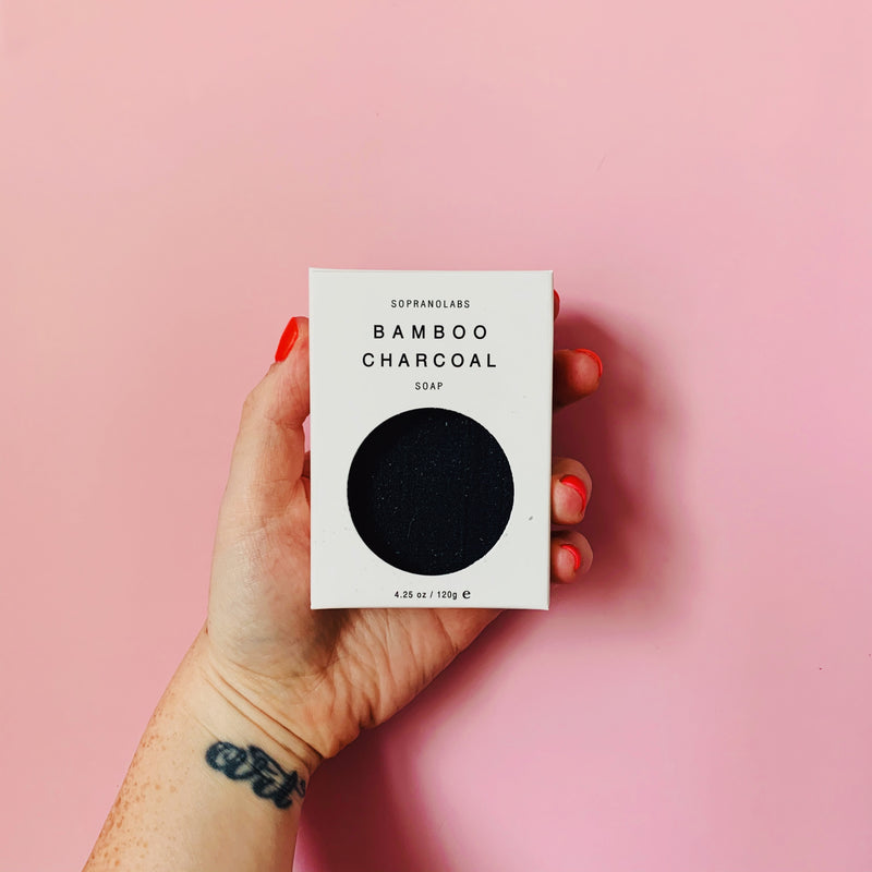 Bamboo Charcoal Vegan Soap