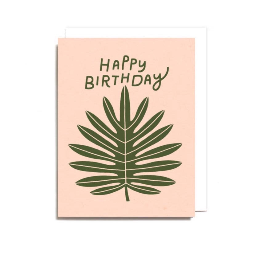 Happy Birthday Leaf Card