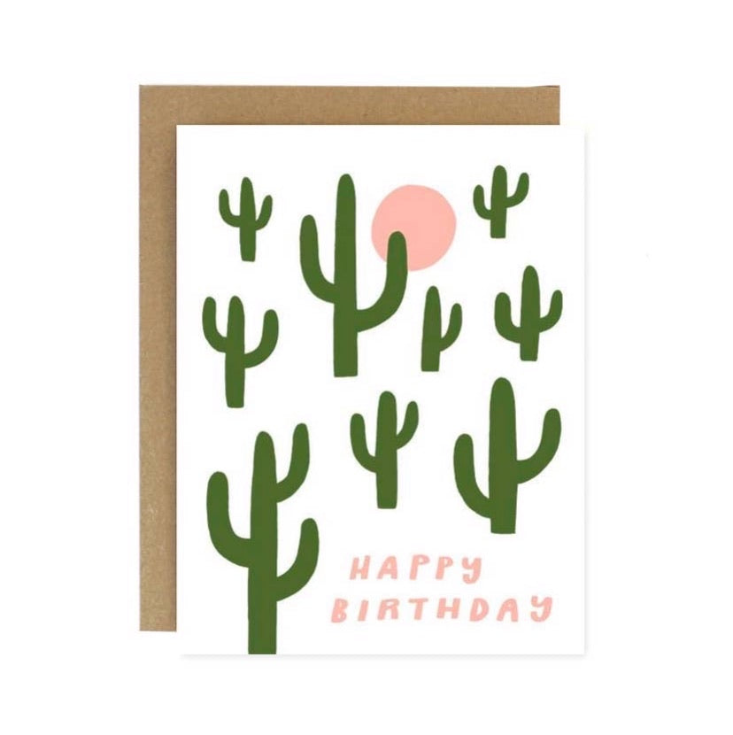 Cactus Birthday Card